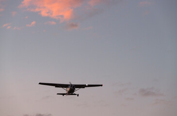 Aviation Excellence in Stunning Sunset Light