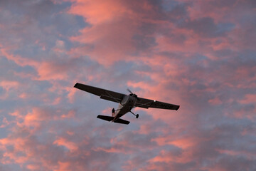 Precision Flight in Stunning Evening Light