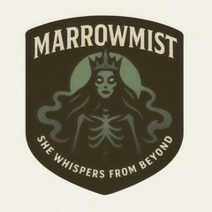 Emblem features a skeletal queen with flowing hair and a crown.