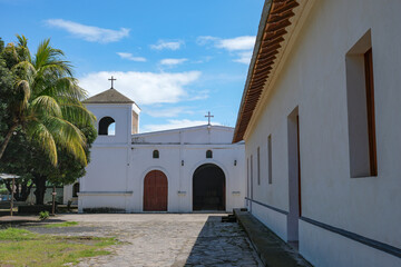 Altagracia, Nicaragua - October 8, 2025: San Diego de Alcala Parish in Altagracia on Ometepe Island, Nicaragua.