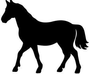 silhouette of a horse vector 
