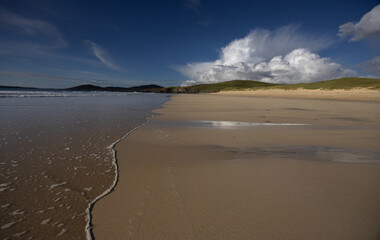 Clouds over Harris from Nisabost Beach, Isle of Harris, Scotland