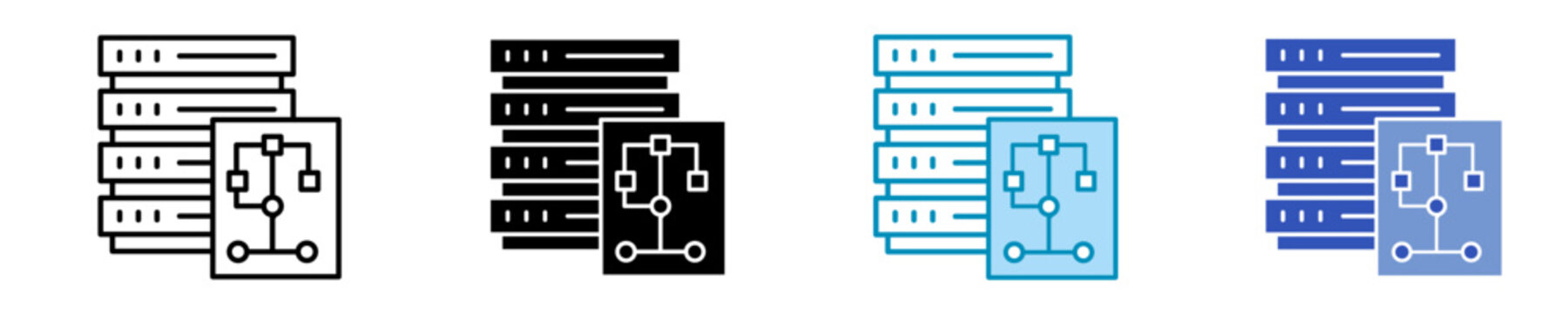 Algorithm   Icon Set Multiple Style Collection	