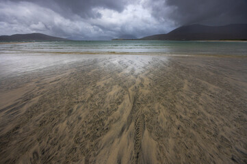 Sand Patterns on Horgabost Beach, Isle of Harris, Scotland