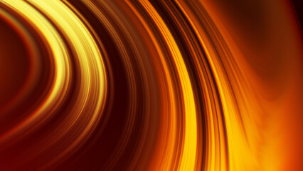 Gold Black Lines Abstract Wallpaper. Abstract Fashion Floral Gold Wave Background Design.	