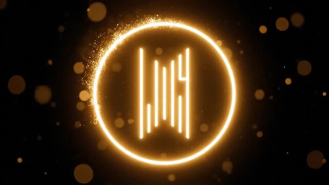 glowing neon sign