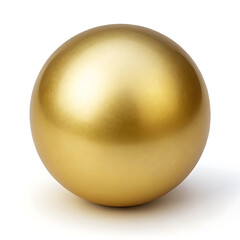 golden egg on white background