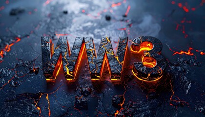 Explosive Imagery of World War 3 Theme