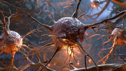 A vivid depiction of neural deterioration.