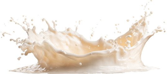 Milk splash against black background (6)