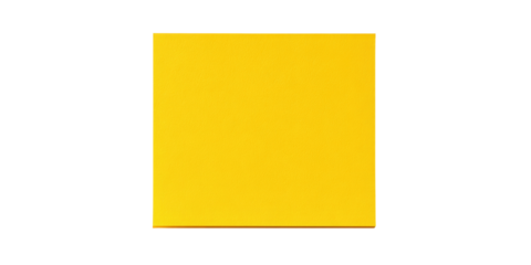 Solid yellow square on black background