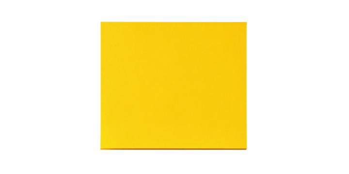 Solid yellow square on black background