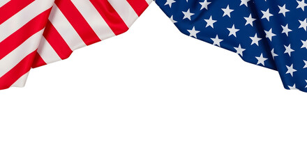 Celebrate America's spirit with flowing stars and stripes creating an elegant patriotic backdrop for your designs