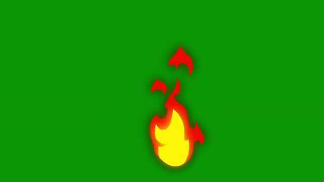 A green screen with fire on it and animated chromakey background composition elements depth scene figure style backgrounds movement motion creative illustration layers gesture emotion