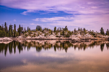 Fototapeta premium Pink Sunset Reflection