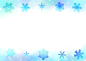 雪の結晶フレーム