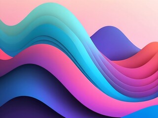 abstract colorful wave background