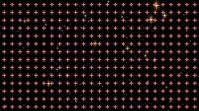 With grid remaining static, golden sparkles emerging across grid shimmering fading adding interest