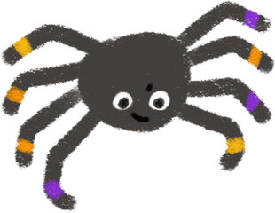 Cute Halloween Spider Character