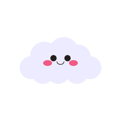 Cartoon Cloud Doodle Graphic