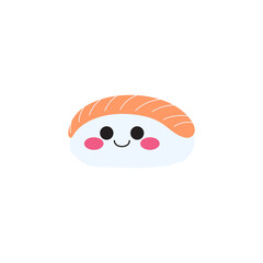 Cartoon Sushi Nigiri Doodle Graphic