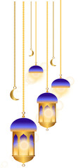 Golden lanterns to welcome Eid al-Fitr