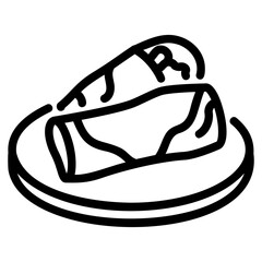 Spring rolls icon
