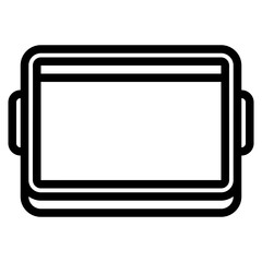Baking tray icon