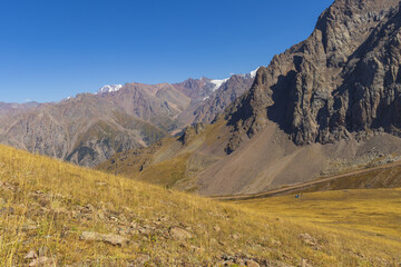 Fototapeta premium 27 August 2025 Medeo Shymbulak Mountain Resort, Almaty City, Kazakhstan