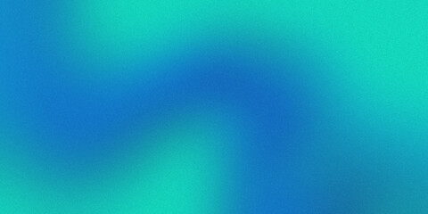 blue and teal green gradient abstract background with subtle noise texture