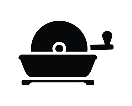 black grinder icon clip art preview