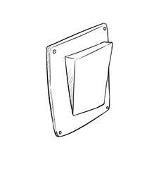 switch digital illustration drawing isolated