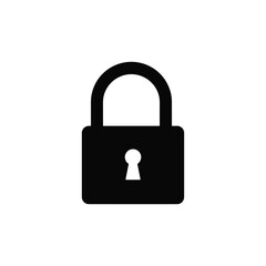 Lock icon set. Padlock open and closed. Locked and unlocked icon. Security symbol. Vector illustration.