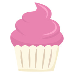 cupcake vector illustration