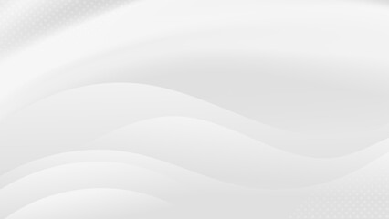 Minimalist Grey and White Wave Abstract Background