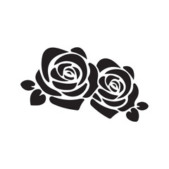 set of roses vector