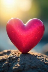 Serene Heart Swaying in Gentle Breeze Tranquil Meditation and Relaxation Image