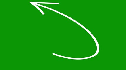 A green background with the letter l on it and white logo arrow number 7 green screen animated chromakey background colorful elements movement style frame composition cartoonish illustration - Powered by Adobe