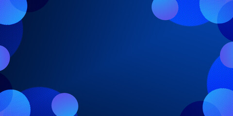 Blue geometric gradient abstract background for banners and brochures