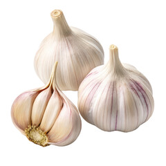 Obraz premium Set of garlic png garlic bulbs png garlic cloves png cooking garlic png fresh garlic png spice bulb png transparent background image