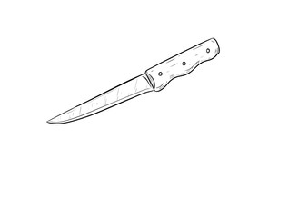 knife isolated on white