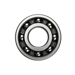 Close up of a ball bearing isolated on transparent background