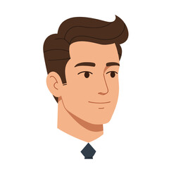 Smiling headshot of a confident and friendly businessman