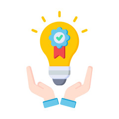 Fototapeta premium Intellectual Property Icon Icon