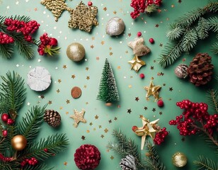 Festive Christmas and New Year 2026 celebration with family, cozy fireplace, Santa decorations, winter fashion, Christmas trees, gifts, and joyful holiday atmosphere