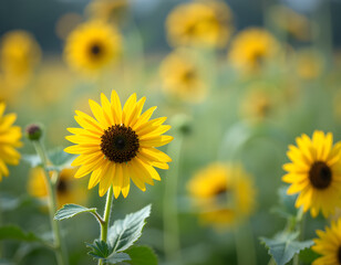 field of sunflowers