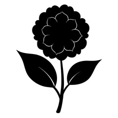  kalmia-lacifolia-midnight silhouette vector on white background