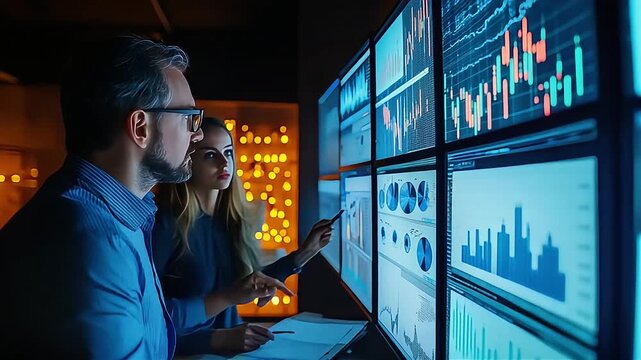 Man carefully analyzed the graph, searching for trends and patterns in the data presented.