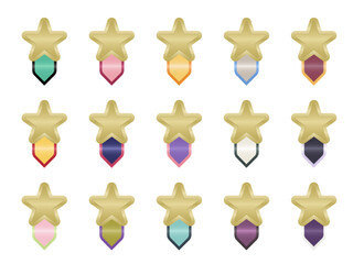 いろいろメダルリボンセット13