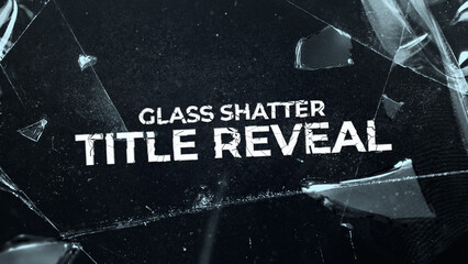 Broken Glass Title Animation